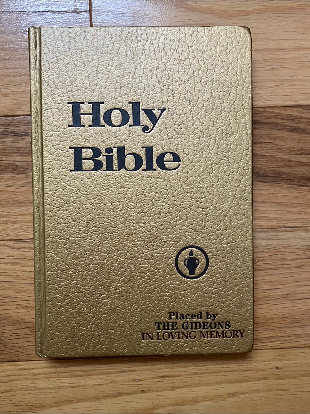 Gideons Holy Bible 1978 Gold Hardcover KJV Vintage